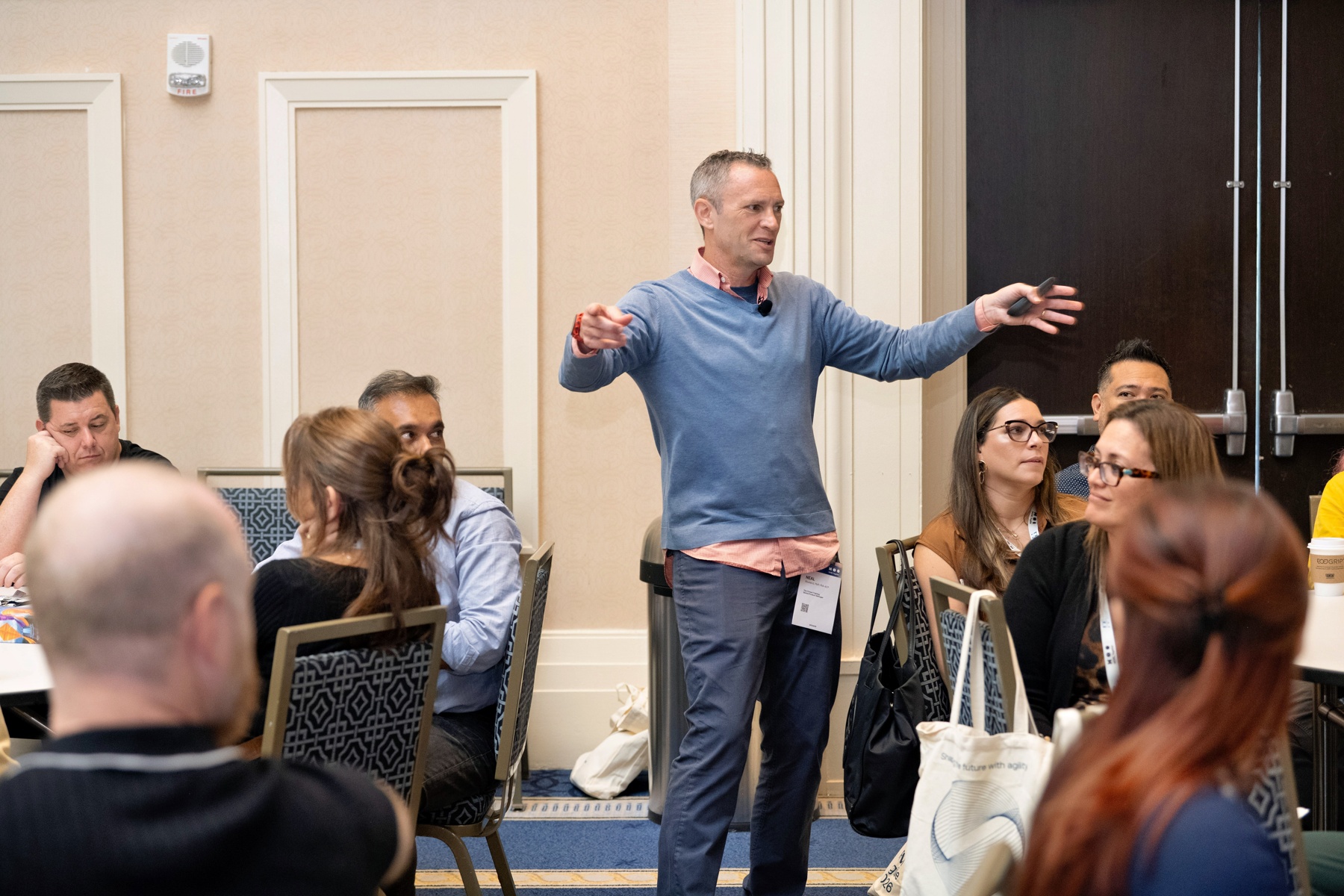 Neal presenting at PMI Agile 2026